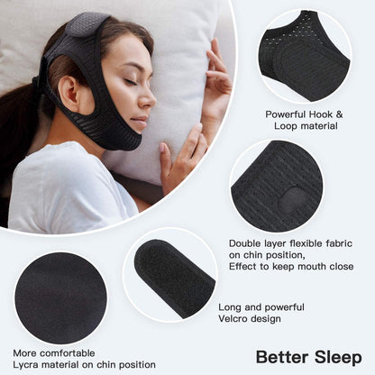 Comfortable Anti Snore Chin Strap