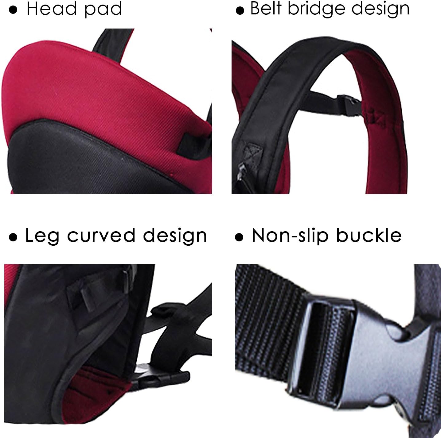 Soft Baby Carrier with Adjustable Padded Straps