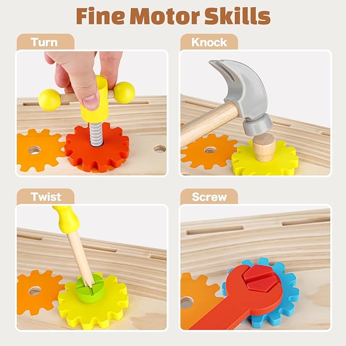 Colorful Educational Wood Toy