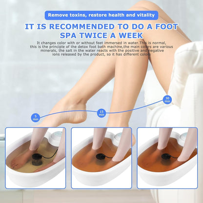 Advanced Ionic Foot Bath for Home Detox Therapy