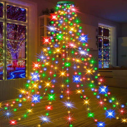 Bright LED Holiday Tree Lights for Indoor Decor