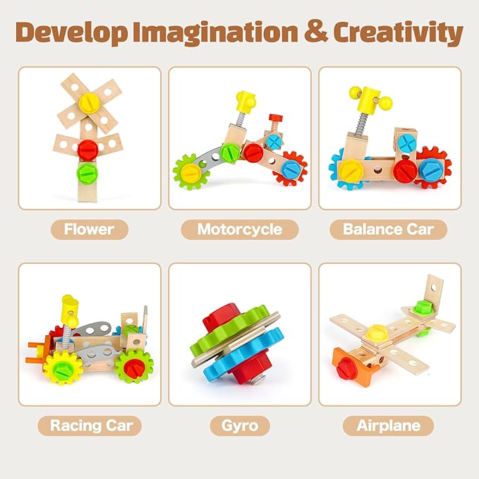 Colorful Educational Wood Toy