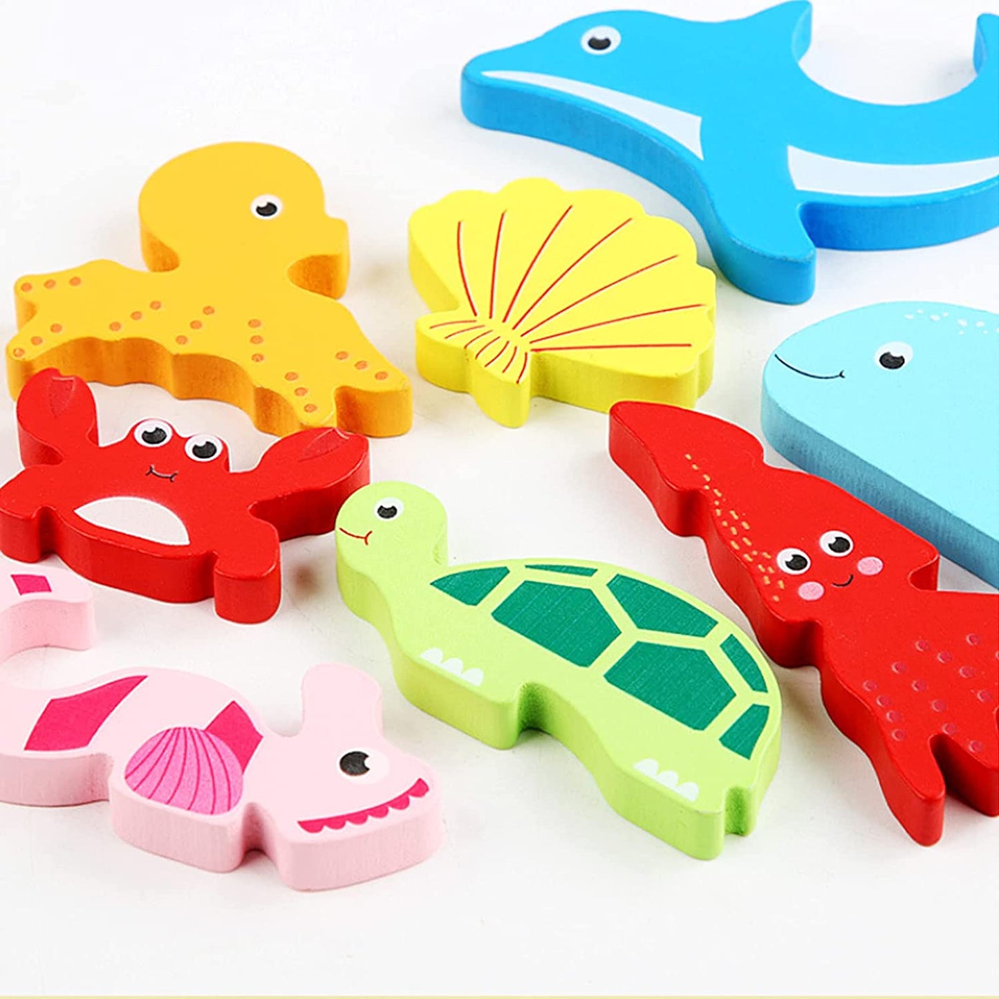 Colorful Wooden Brain Teaser Set 3 Pieces