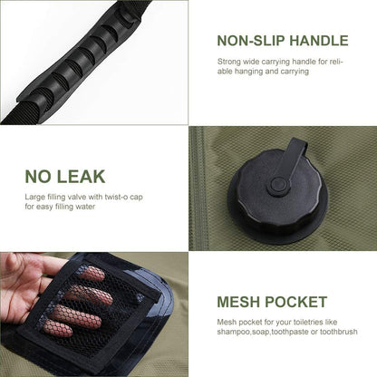 Compact Outdoor Solar Shower Kit
