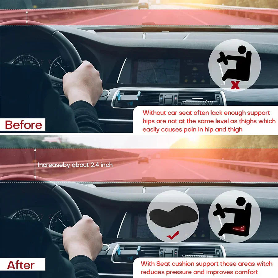 Ergonomic Car Seat Cushion for Adults
