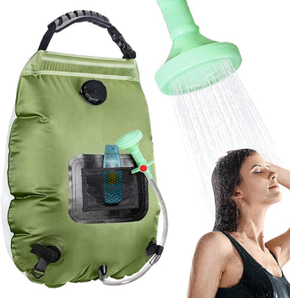 Compact Solar Powered Shower Kit