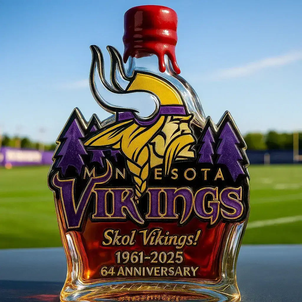 NFL Vikings Collectible Whiskey Decanter