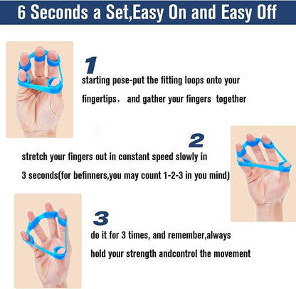 Premium 6-Piece Grip Strengthener Set