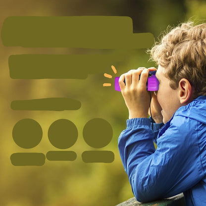 Fun Children's Compact Binoculars for Kids