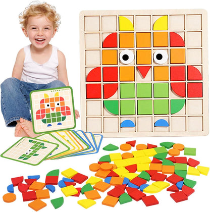 Fun Wood Puzzle Toy for Kids - Luxicro