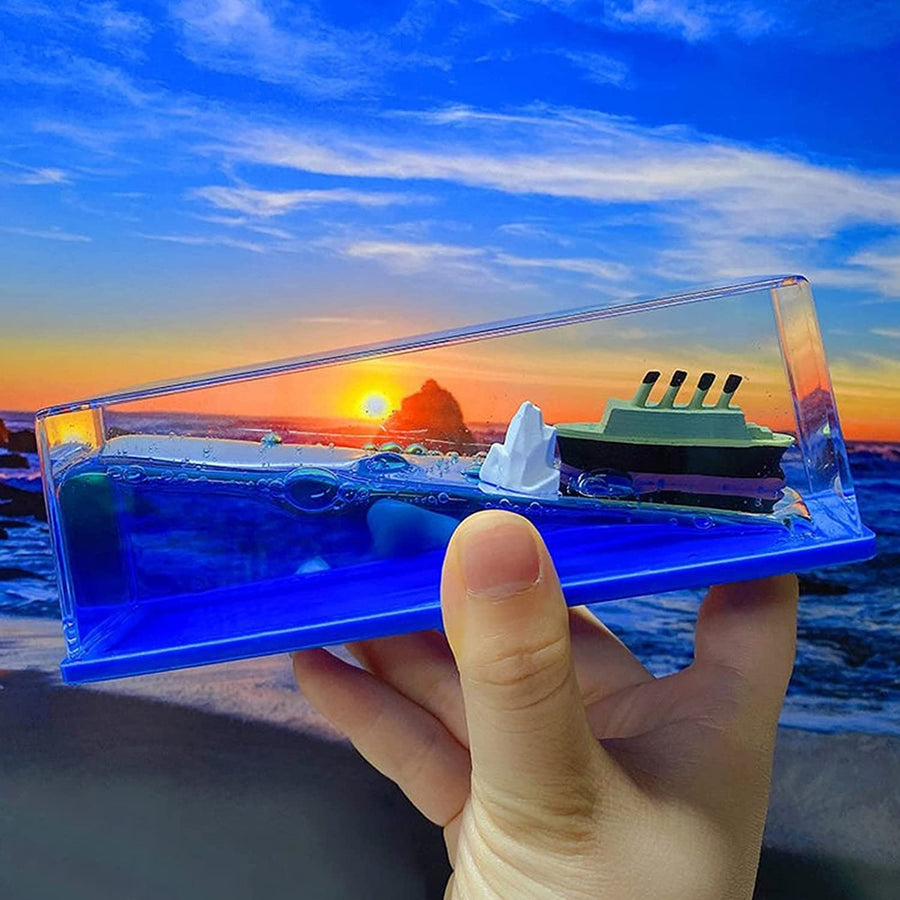 Sturdy Wooden Model Boat - Luxicro