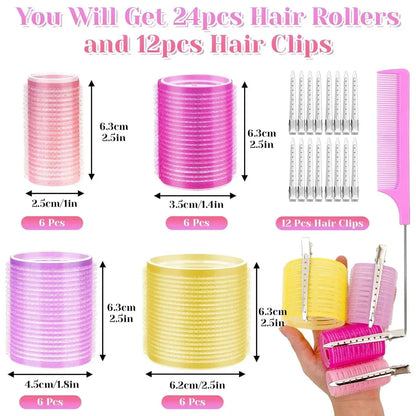 Simple Heatless Curler Set for Loose Waves