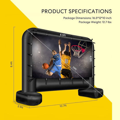 Large Inflatable Outdoor Movie Projector Kit