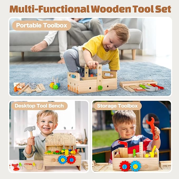 Colorful Educational Wood Toy