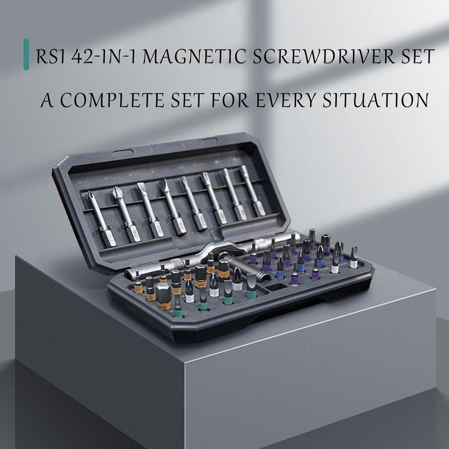 Complete 42-Piece Magnetic Tool Set