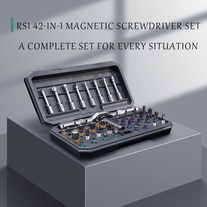 Complete 42-Piece Magnetic Tool Set