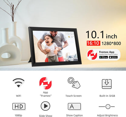 Clear Digital Picture Frame with Video and Motion Sensor