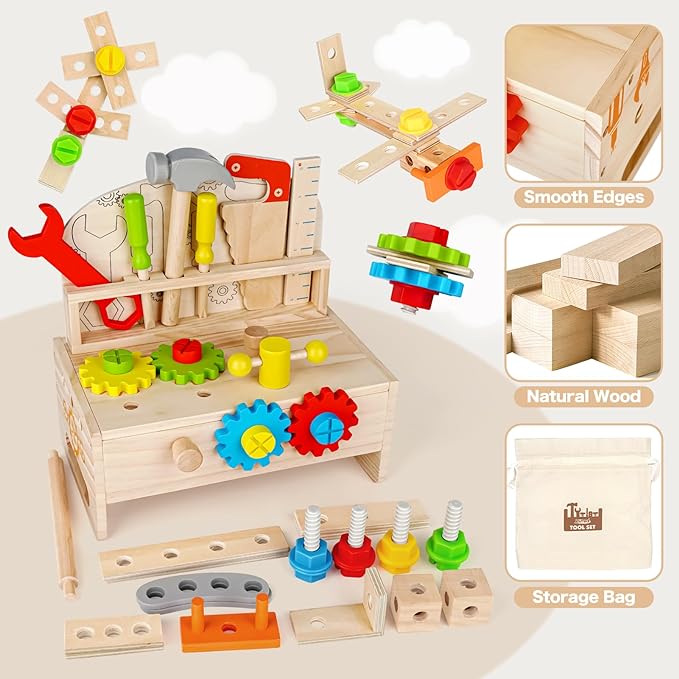 Colorful Educational Wood Toy