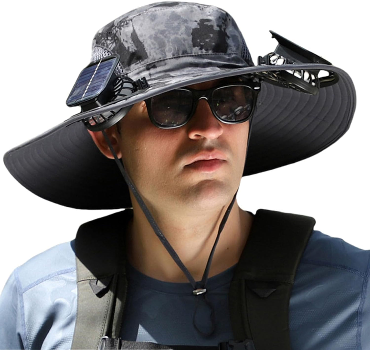Breathable Outdoor Sun Hat with Cooling Fan