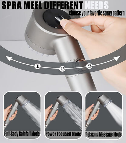 Premium Shower Head with Removable Handle