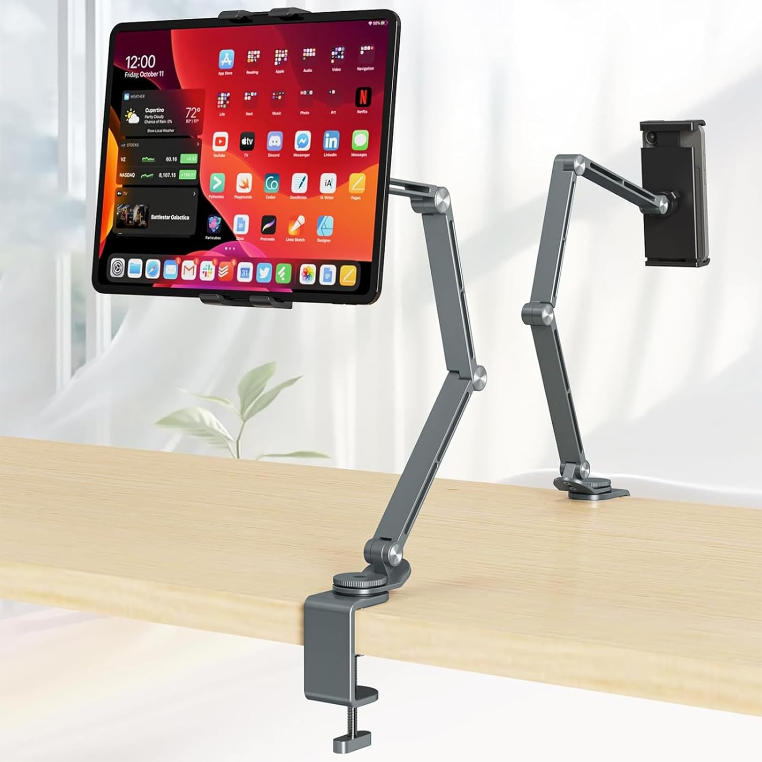 Adjustable Compact Tablet Stand with 360 Degree Turn - Luxicro