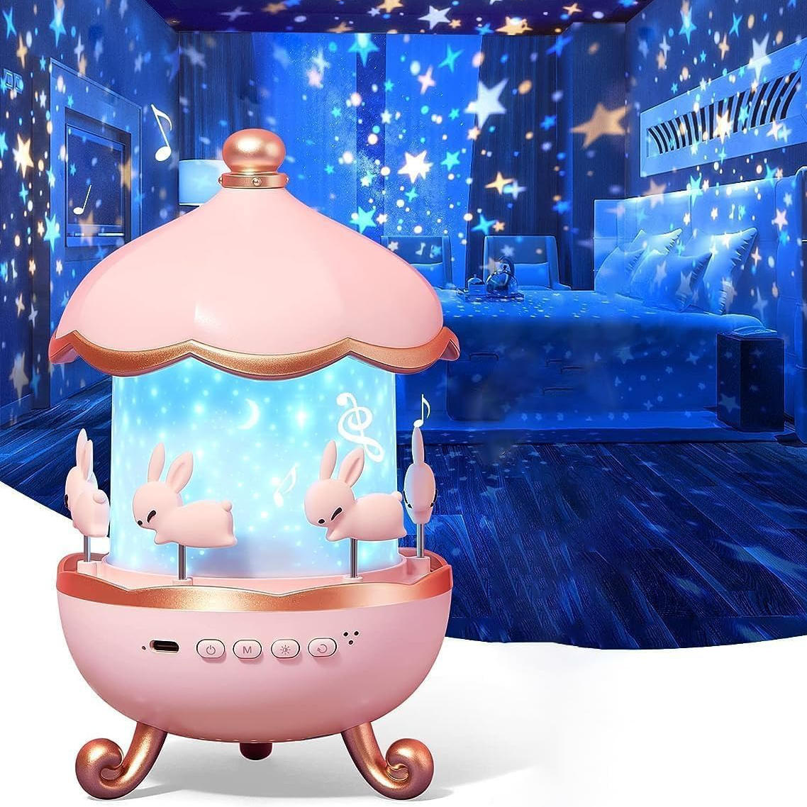 Colorful LED Nursery Night Lamp - Luxicro