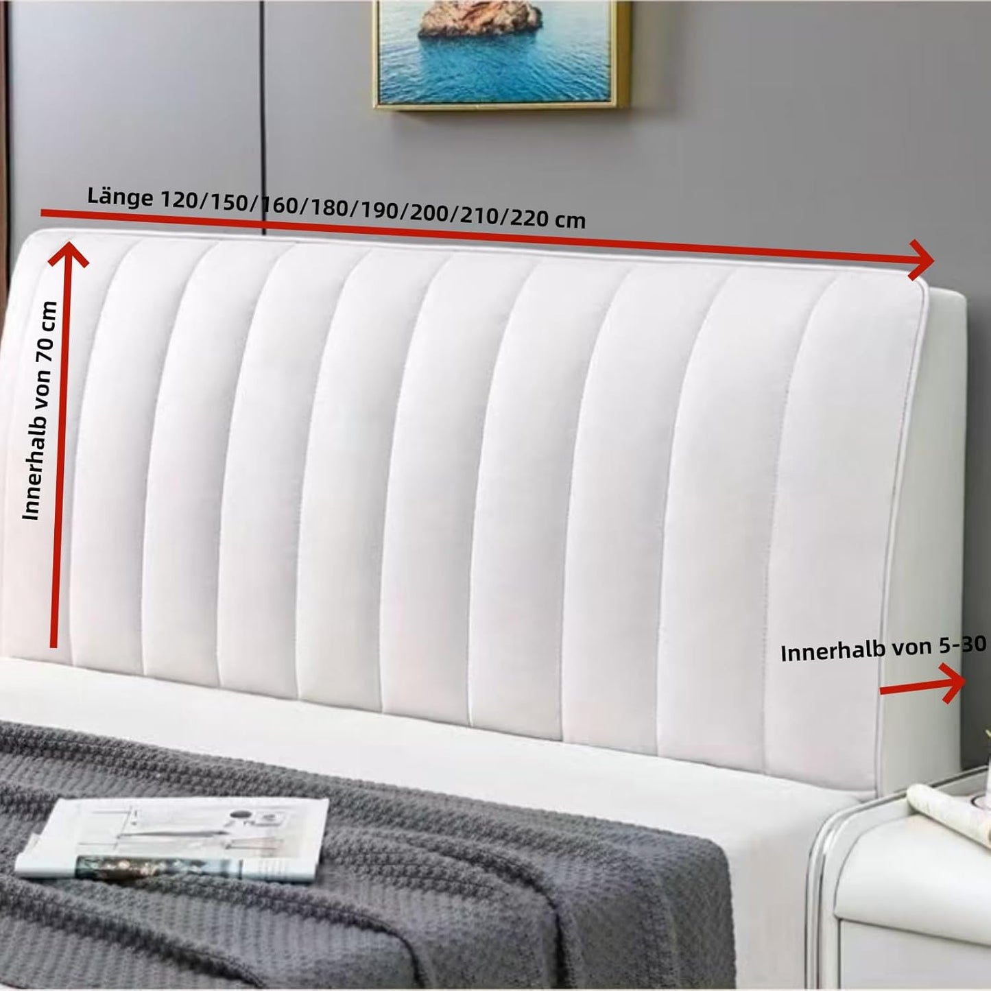 Strong Wooden Bed Headboard