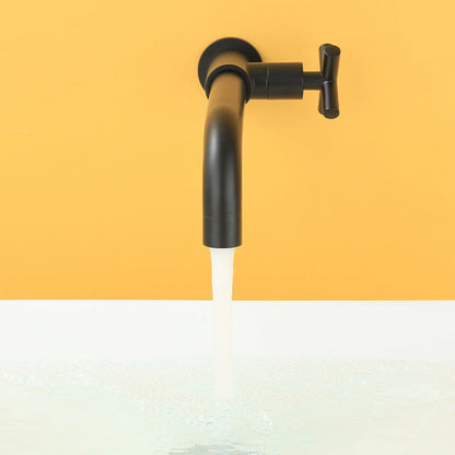 Contemporary Mount Bathroom Faucet Lever Handle