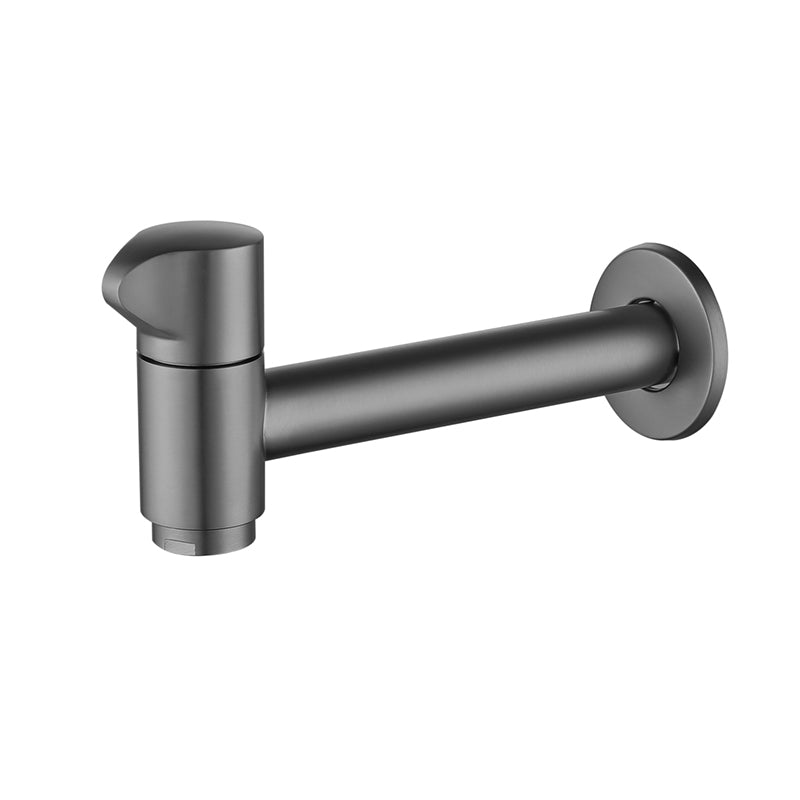 Contemporary Mount Bathroom Faucet Lever Handle