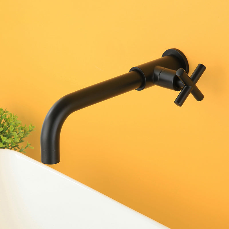 Contemporary Mount Bathroom Faucet Lever Handle