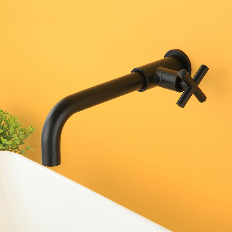 Contemporary Mount Bathroom Faucet Lever Handle