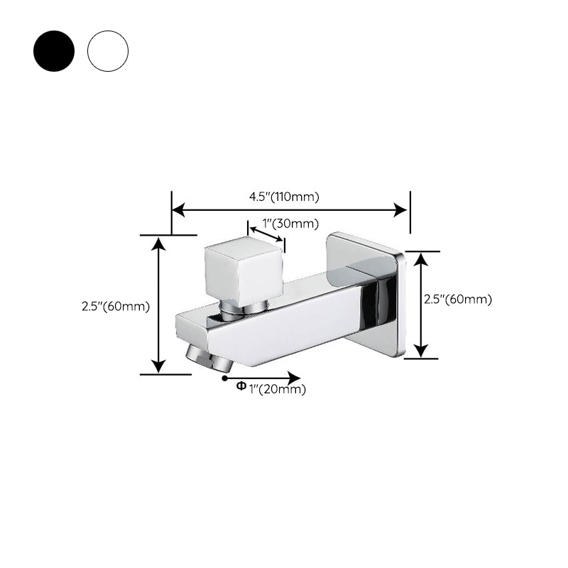 Contemporary Mount Bathroom Faucet Lever Handle