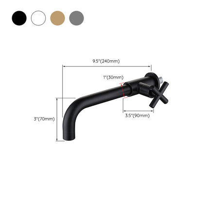 Contemporary Mount Bathroom Faucet Lever Handle