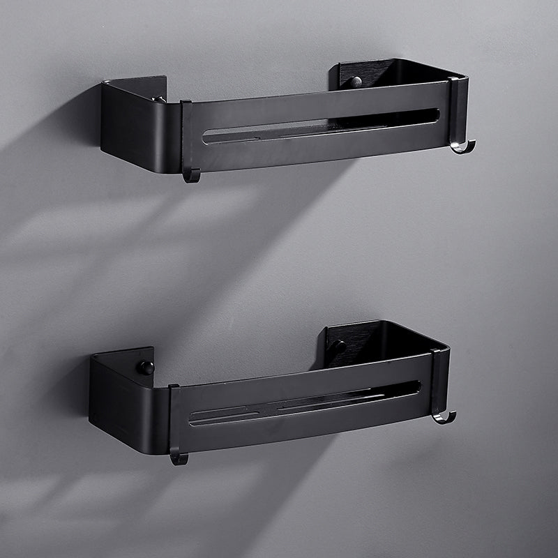 Sleek Black Bathroom Accessory Kit, 3 Piece Set