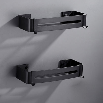 Sleek Black Bathroom Accessory Kit, 3 Piece Set