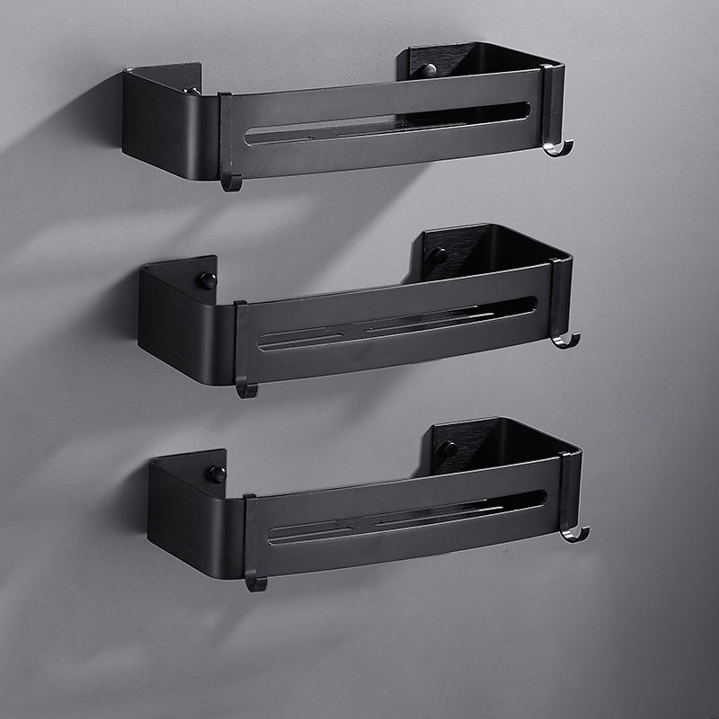 Sleek Black Bathroom Accessory Kit, 3 Piece Set