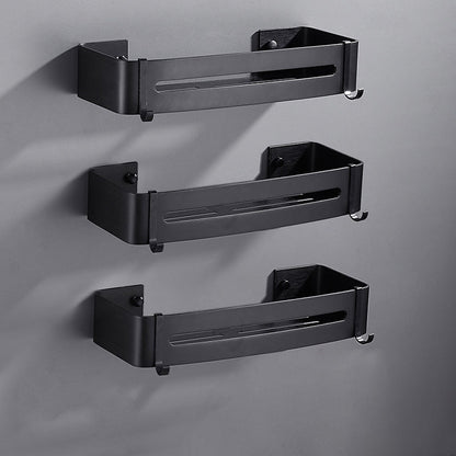 Sleek Black Bathroom Accessory Kit, 3 Piece Set