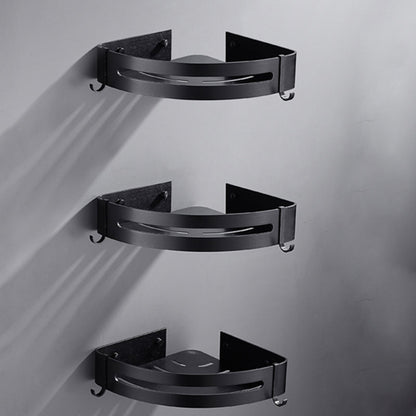 Sleek Black Bathroom Accessory Kit, 3 Piece Set