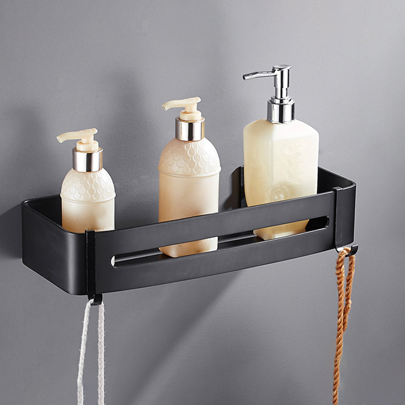 Sleek Black Bathroom Accessory Kit, 3 Piece Set
