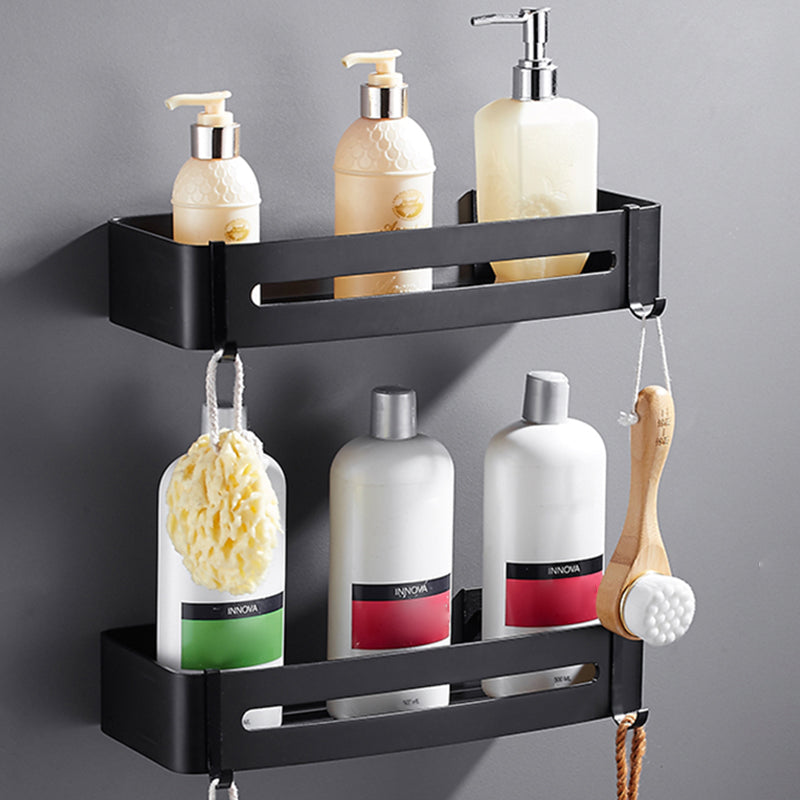 Sleek Black Bathroom Accessory Kit, 3 Piece Set