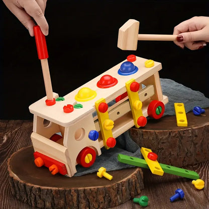Colorful Children's Construction Vehicle Playset