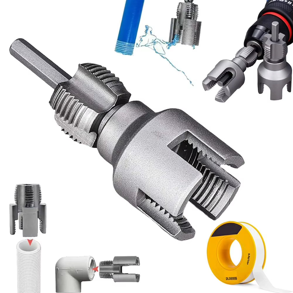 Pipe Thread Reamer Drill Bit Set