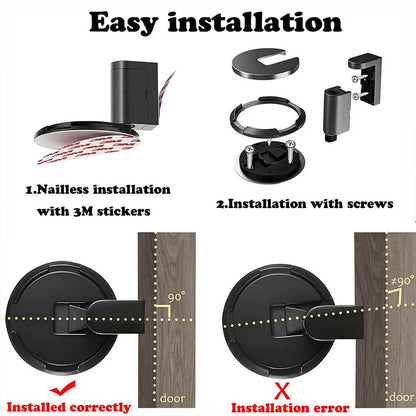 Secure Home Door Silencer Lock