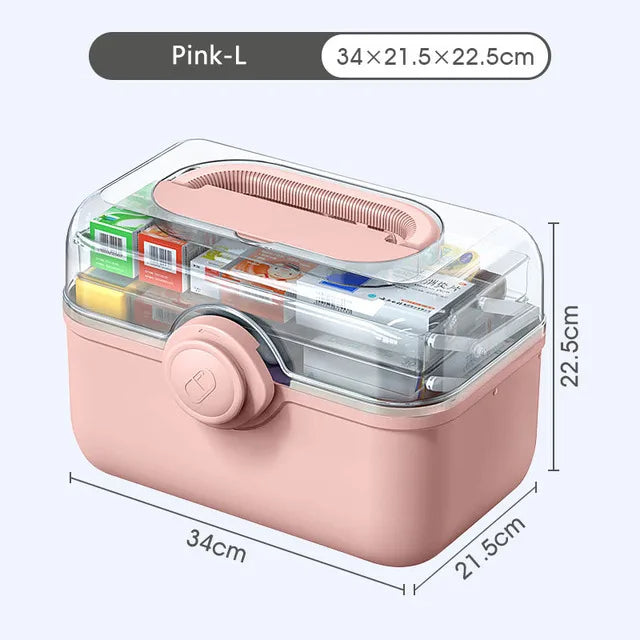 Compact Medical Storage Container Box