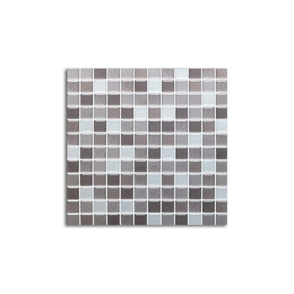 Vibrant Glass Mosaic Stick On Tiles for Kitchen Backsplash