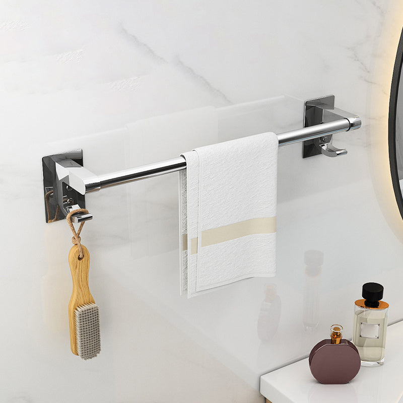 Sleek Chrome Bathroom Shelf Stainless Steel Accessory Set - Luxicro