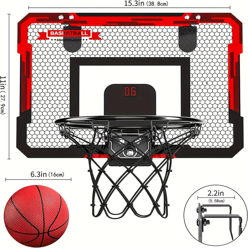 Automatic Basketball Hoop Door Mount
