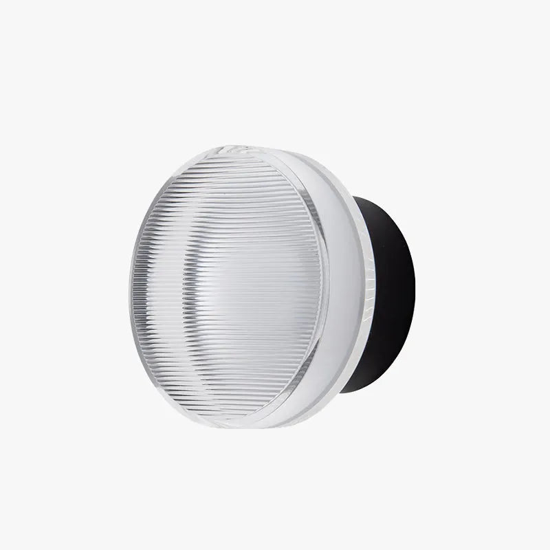 Sleek Metal Wall Lamp Contemporary Bowl Design
