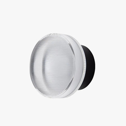 Sleek Metal Wall Lamp Contemporary Bowl Design