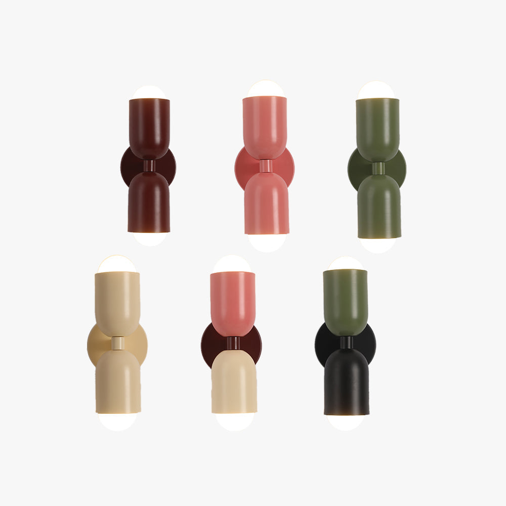 Colorful Metal LED Wall Lamp for Contemporary Homes - Luxicro